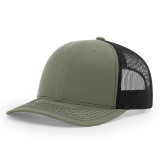 Richardson Lifestyle Mid-Pro Trucker Cap, Loden/Black