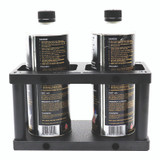 Ziamatic Double Black Quic-Mount Premixed Holder, Shown with Bottles (Bottles not included)