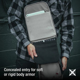 Vertx Urban Ghost 10L Sling Bag, Black, CCW Compartment