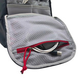 Vertx Urban Ghost 10L Sling Bag, Black, Upper Zippered Pocket on Front Compartment