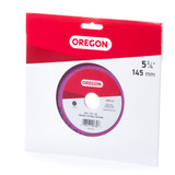 Oregon 5-3/4 in. x 1/8 in. Grinding Wheel, in Packaging, Facing Left Front Angle