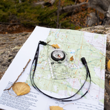 Brunton TruArc 10 Compass, Set Down on Map