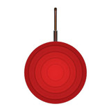 Justrite 5 Gal. Red Type II AccuFlow Safety Can with 5/8 in. Hose, Bottom View