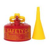 Eagle Red 1-Gallon Type 1 Safety Can with F-15 Funnel, Can with Funnel Unattached