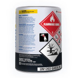 VP Racing 5 Gallon Pail 4-Cycle Unleaded Fuel, Facing Left