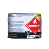 VP Racing 2.5 Gallon Pail 4-Cycle Unleaded Fuel, Facing Left