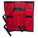Pack Shack Sawyer Tri-Fold Tool Pouch, Red, Open