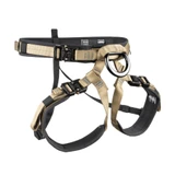 CMC Outback Sit Harness - PFAS, Brown and Black, Sit Harness Only, Facing Angle