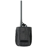 Wolfpack Black Small Radio Holster, Shown with a Radio (Radio not included)