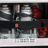 Ziamatic Complete Strap Kit Set Of 3 in. To 25 in. Straps, Shown Holding Equipment