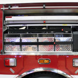 Zico Complete Strap Kit Set Of 3 in. To 25 in. Straps, Shown in Use on a Fire Truck