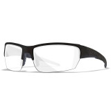 Wiley X Saint Protective Glasses, CHSA107, Clear Lens, Facing Front Left Angle