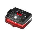 Guardian Angel Micro Series Wearable Safety Light, Red and White Light, Red Facing Lower Left Angle