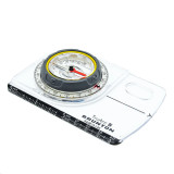 Brunton TruArc 5 Baseplate Compass, Top Angle View