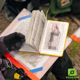 Brunton Map Multi-Tool, Shown in Book