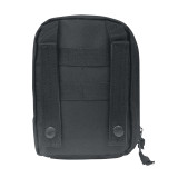 Rothco MOLLE Tactical Trauma Kit, Black, Back