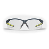HexArmor Coated Lens NX1 Safety Glasses, Clear, From Back