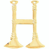 Blackinton Captain Double Bugles Side by Side Gol-Tone