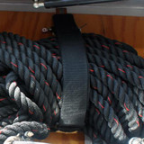 Zico 2 in. Wide Heavy Duty Nylon  Variable Strap with 1ea. 2 in. Zinc Footman's Loop. 16 in. to 25 in. Length., Shown Holding Rope