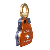 CMC 2 in. PMP Single ProSwivel Pulley, Front Right Angle View