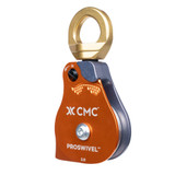 CMC 2 in. PMP Single ProSwivel Pulley, Front Left Angle View