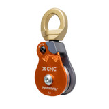 CMC 1.5 in. Single ProSwivel Pulley, Front Angle View