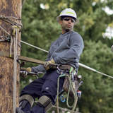 True North Elements Flak FR Jacket, Gray, Shown in Use