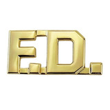 Hero's Pride F.D. Die Struck Letters Pins, 1/2 in.