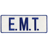 Hero's Pride E.M.T. Back Patch, Royal Blue/White