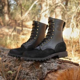 JK Boots O.T. PRO 8 in. All-Purpose/Hybrid Work Boot with Fire-Rated Sole, Black, Out in the Field