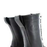 JK Boots Fire Inlander 10 in. Leather Wildland Firefighter Boots Classic Logger
, Black, Close-up of Ankles