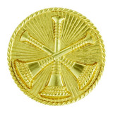 Hero's Pride Asst Chief Three Bugles Crossed Pin, Gold Plate