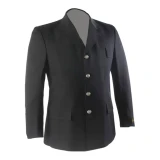 Anchor Uniform Women's Single Breasted Coat with Bottom Flaps