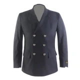 Anchor Uniform Women's Double Breasted Coat with Bottom Flaps