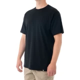 First Tactical Men's Tactix Series Cotton T-Shirt, Midnight Navy, Facing Front Left Angle