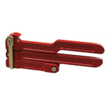 S&H 1 in. - 1-1/2 in. Hose Clamp for Single Jacket Hose, Powder Coated Red