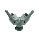 C & S Supply 1 1/2 in. NHF x 2-1 in. NHM Lightweight Forestry Wye Valve
