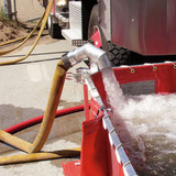 Husky Double Supply Line Bracket, Shown in Use