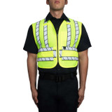 Blauer Hi-Vis Yellow Zip-Front Breakaway Safety Vest