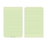Rite in the Rain 3 1/4 x 5 1/4 in. Green Soft Cover Top-Bound Book, 100 Pages, Pages