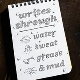 Rite in the Rain All-Weather Metal Clicker Pen, Writes Through Various Substances