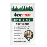 Tecnu Detox Wipes, 12-Pack, Individual Pack, Front