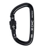 CMC ProTech Aluminum Key-Lock Carabiner, Black