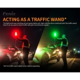 Fenix 1500-Lumen TK26R Tactical Flashlight, Traffic Wand Examples (Order Traffic Wands Separately)