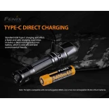 Fenix 1500-Lumen TK26R Tactical Flashlight, Charging