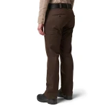 5.11 Tactical Women's Stryke Class A PDU Twill Plus Pants, Brown, Facing Back Left Angle