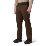 5.11 Tactical Men's Stryke Class A PDU Twill Pants, Brown, Facing Front Left Angle