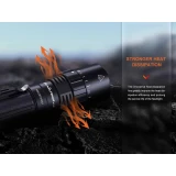 Fenix Black 3000 Lumens PD40R V3.0, Heat Dissipation