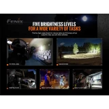 Fenix Black 3000 Lumens TK20R V2.0, Five Brightness Levels