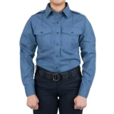 First Tactical Women's PDU Long Sleeve Shirt - PFAS, French Blue